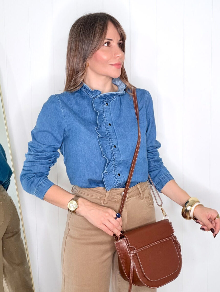 Alternative view of Blusa AMELIA Denim