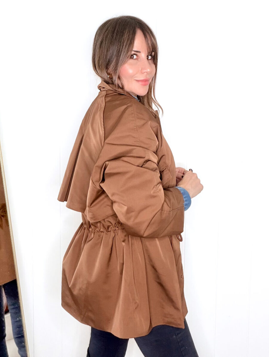 Alternative view of Trench Corto DAKOTA Caramelo