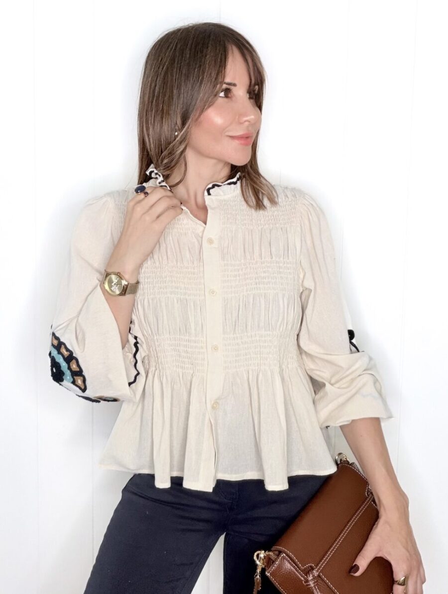 Blusa ELARA Marfil