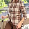 Chaqueta HANNOVER Cuadros Marrón