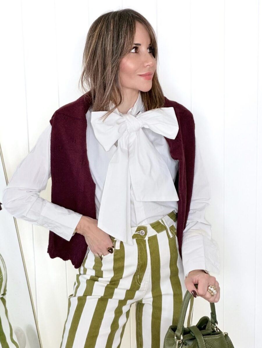 Blusa Lazo VARENNA Blanca