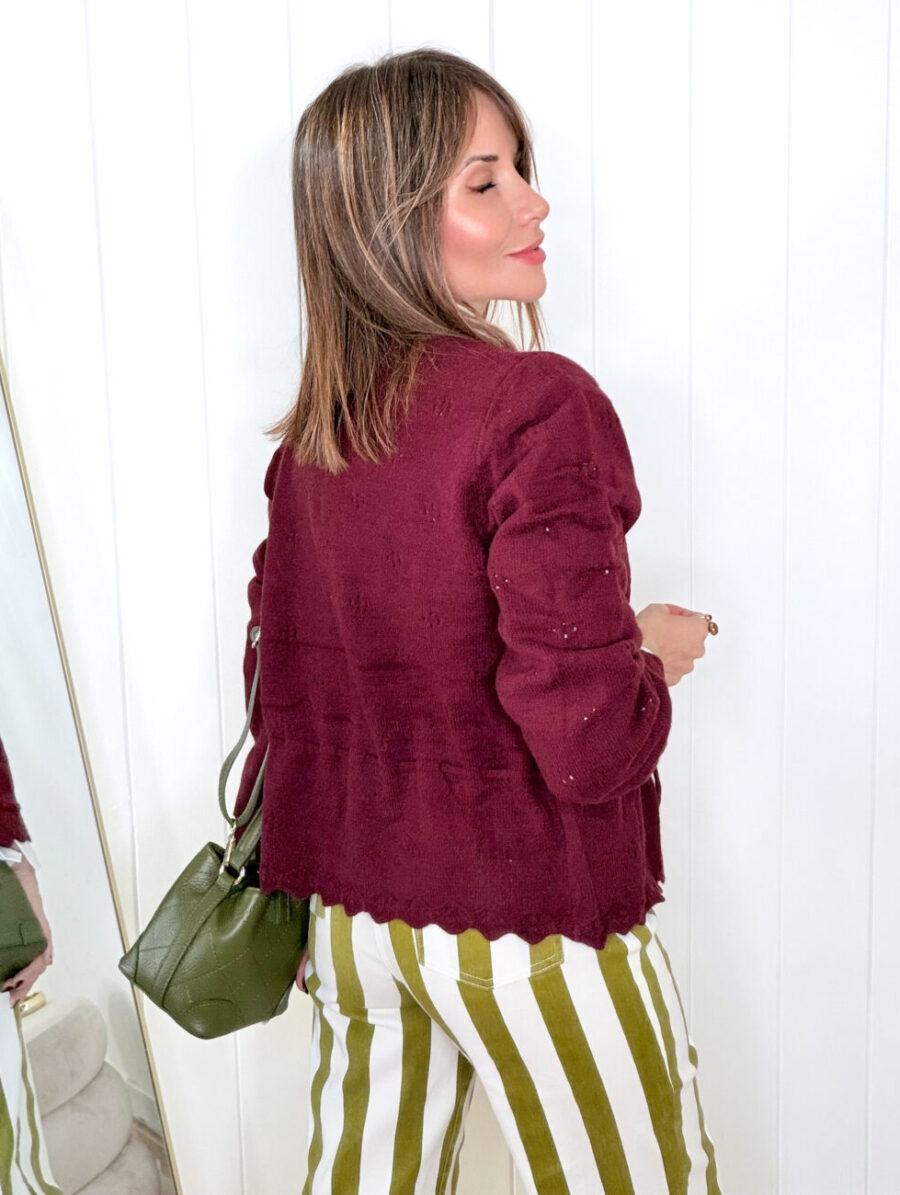 Alternative view of Chaqueta MUSY Ajustable Burdeos