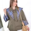 Trench Reversible OLIVIA Verde