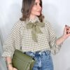Blusa NIDIA Vichy Oliva
