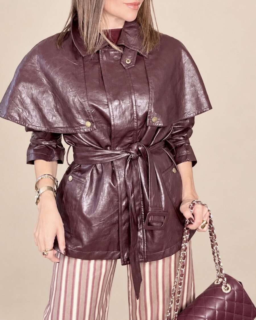 Chaqueta Capa RIVOL Burdeos