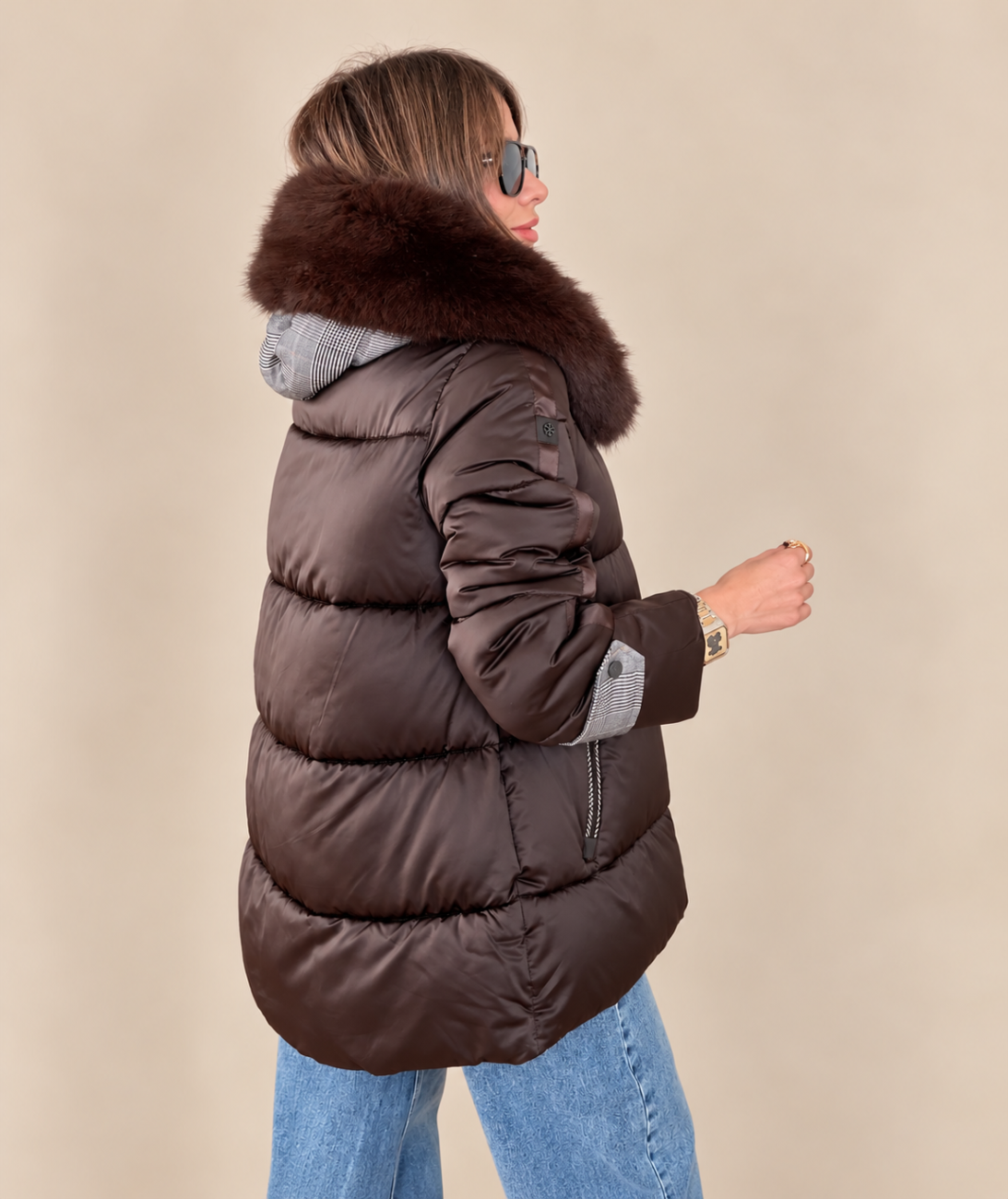 Abrigo Acolchado COPITO Gales Chocolate - Imagen 5