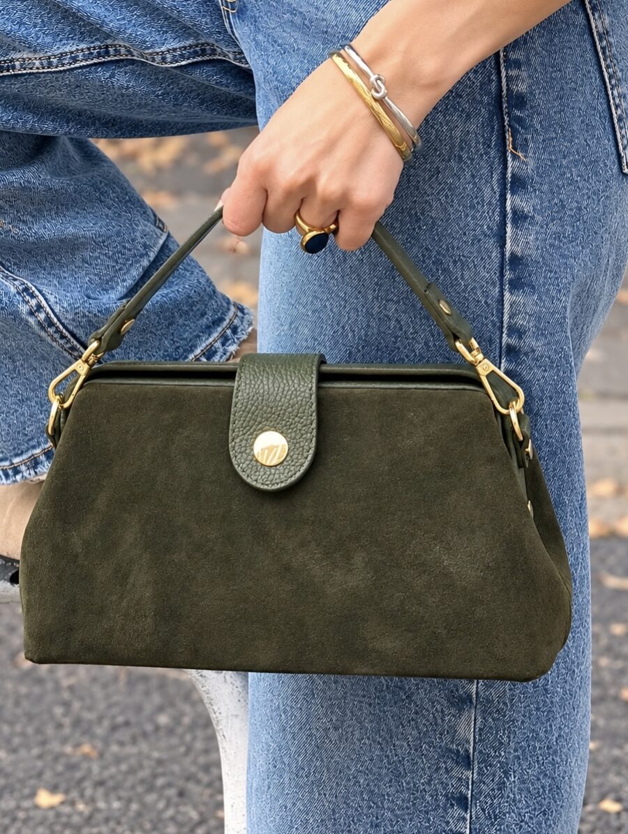 Bolso CLOT Piel Oliva