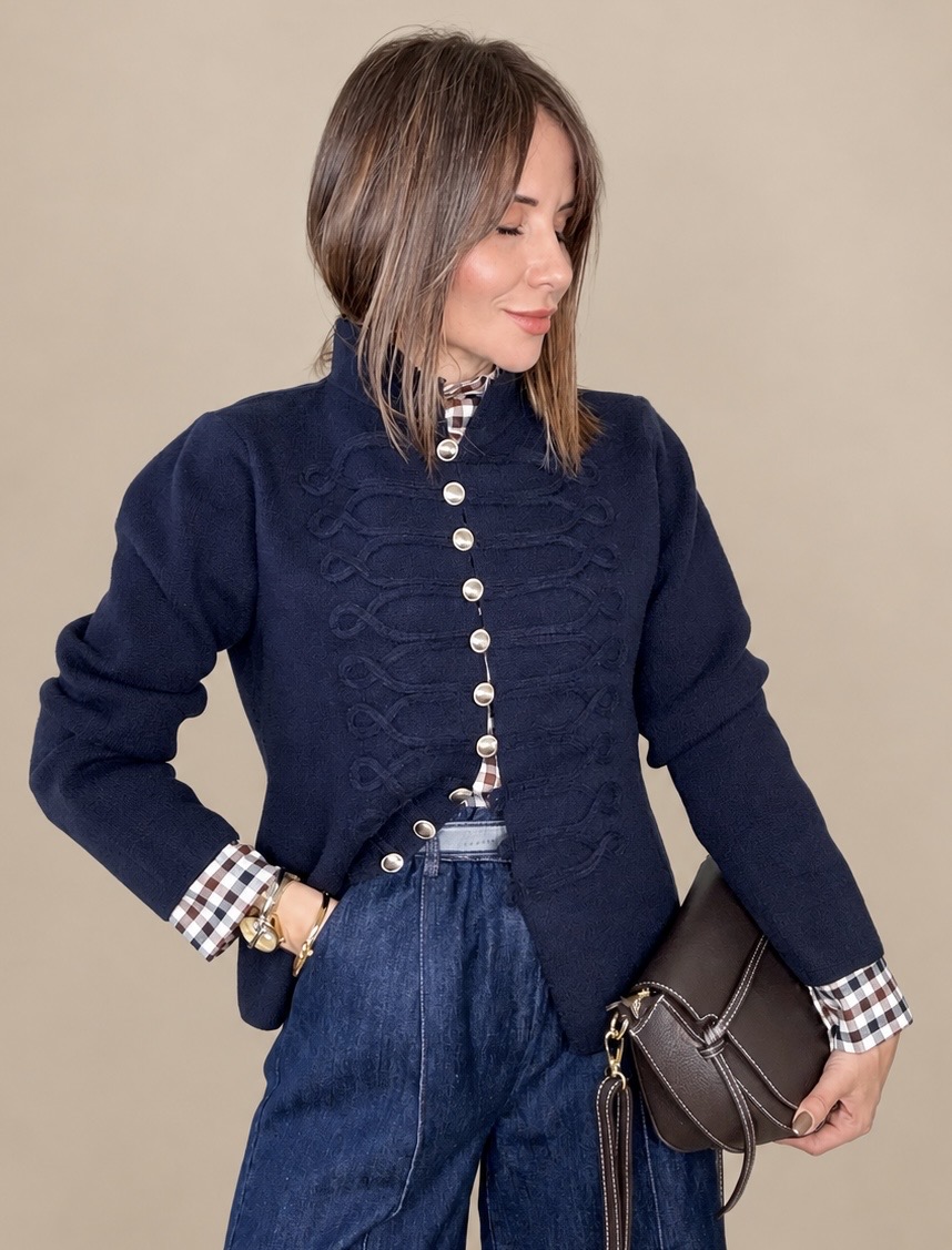 Chaqueta Punto MILADY Marino