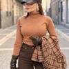 Jersey CISNE Basic Camel