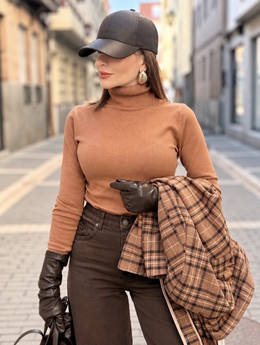Jersey CISNE Basic Camel