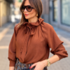 Blusa ELOISE Lazada Coñac