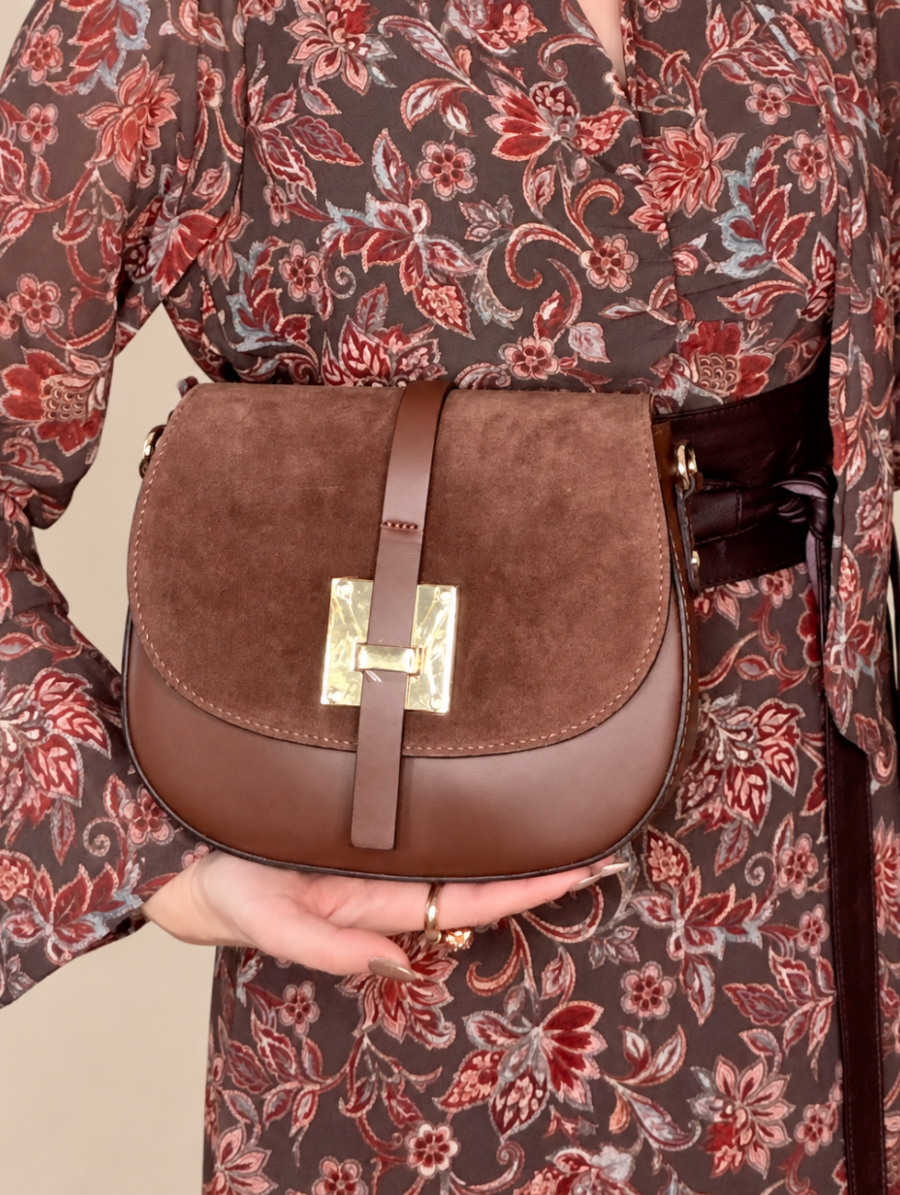 Bolso MÓNACO Piel Marrón
