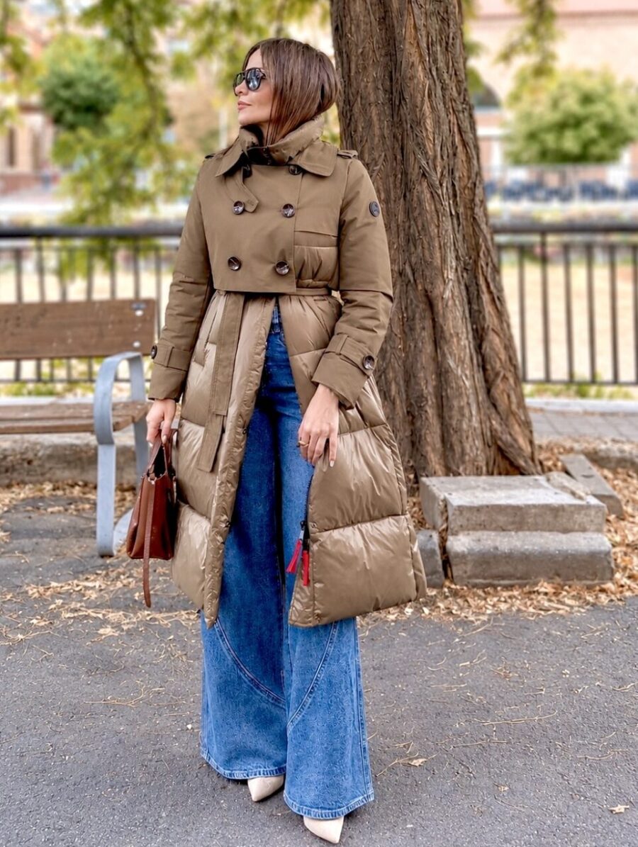 Abrigo Trench  DAVIRA Verde