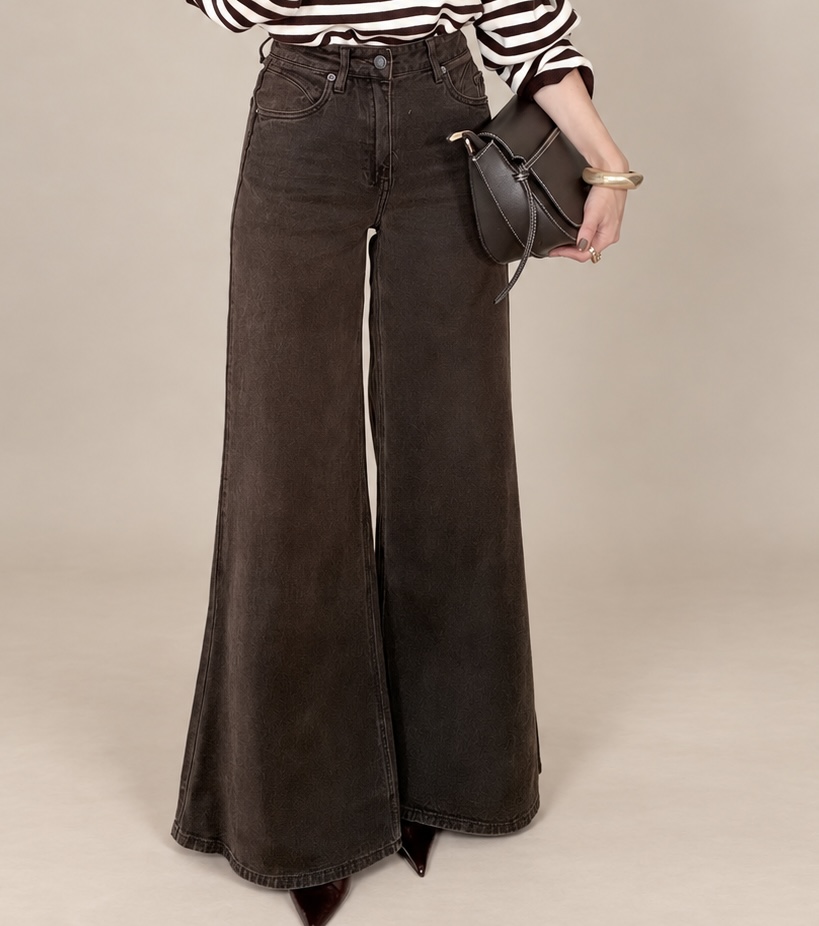 Jeans Palazzo VERSALLES Chocolate