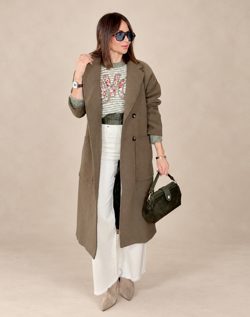 Pantalón ADORE Desflecado Beige Claro - Imagen 3