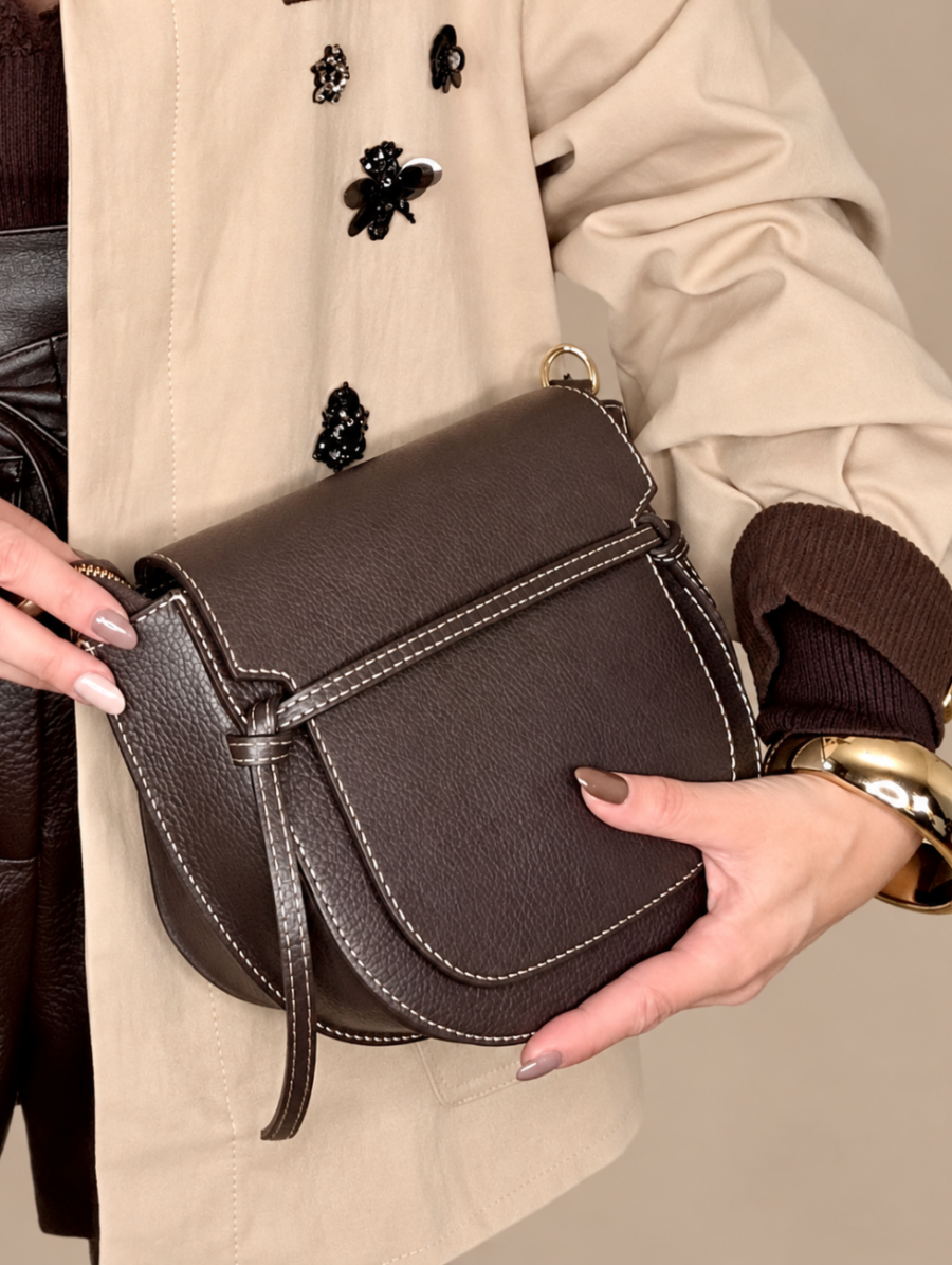 Bolso Piel MENCIA Chocolate