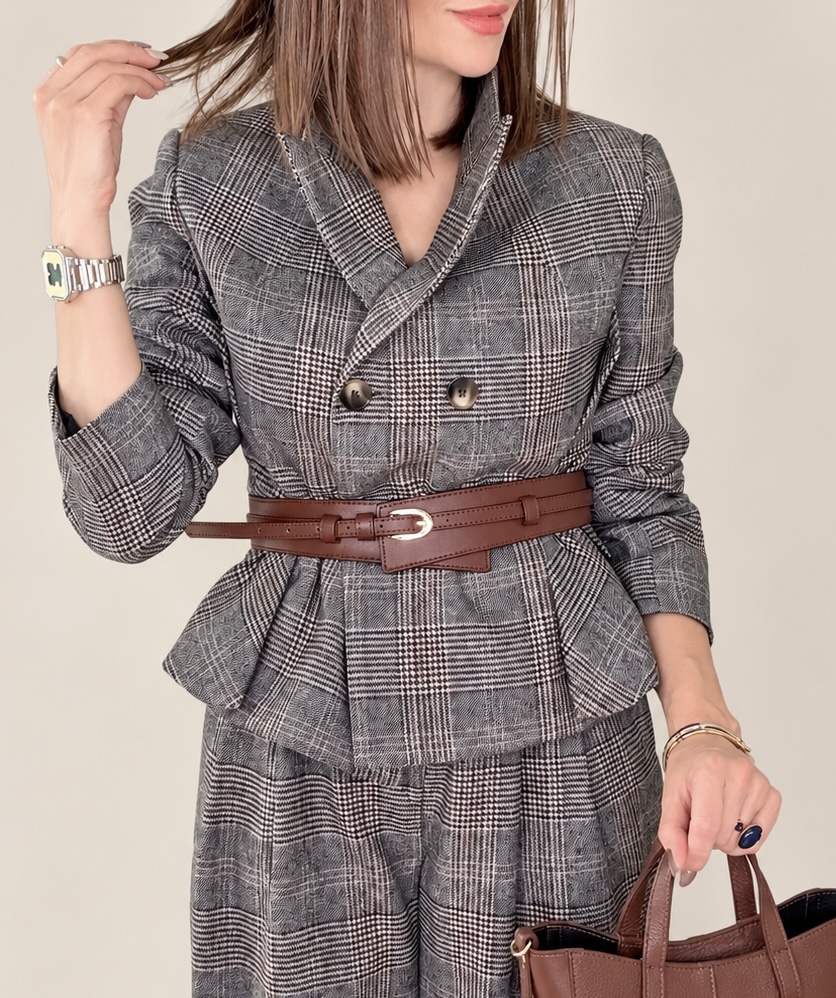 Alternative view of Blazer AVEL Príncipe de Gales