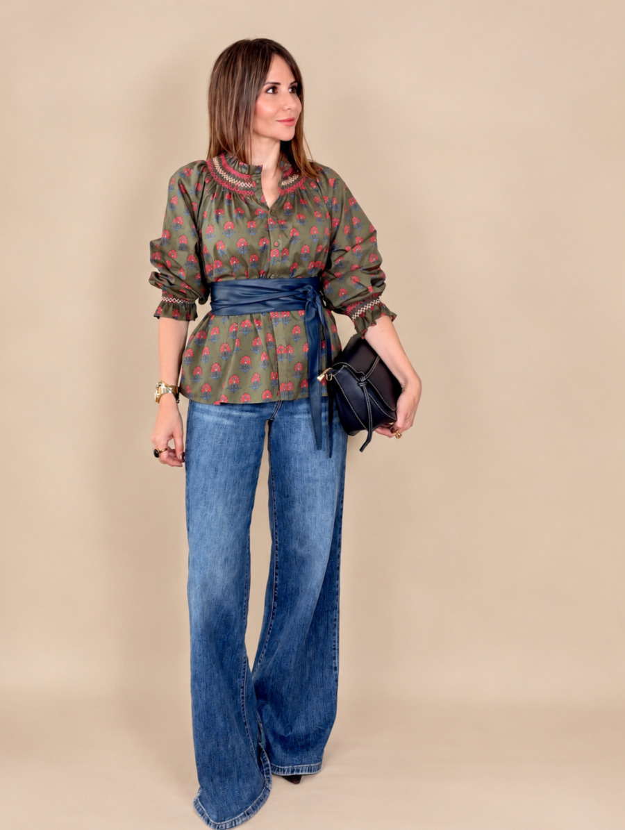 Alternative view of Blusa NIA Verde