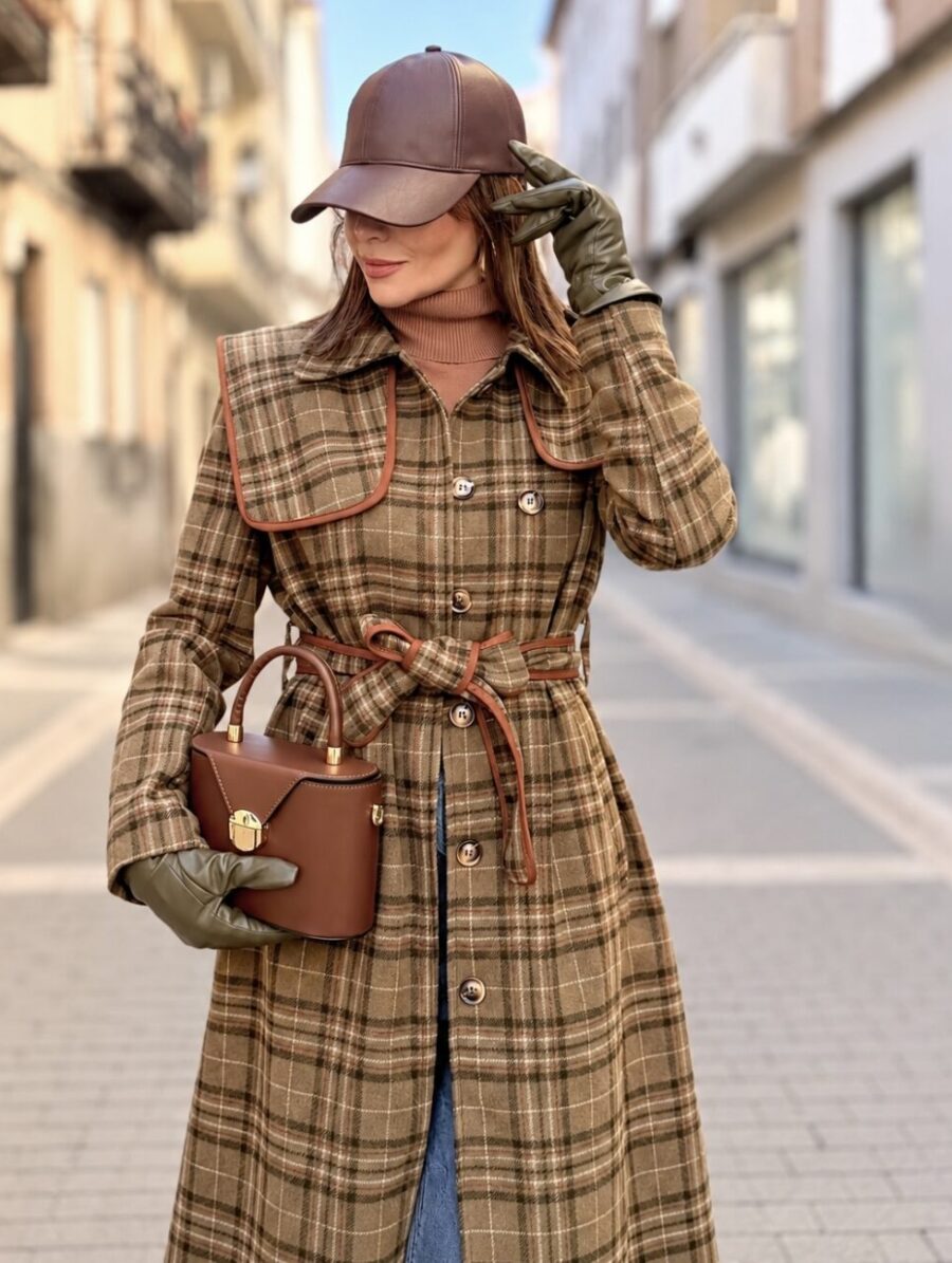 Gorra Ecopiel MANHATTAN Marrón