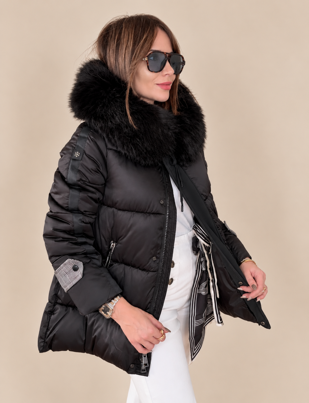Abrigo Acolchado COPITO Gales Negro