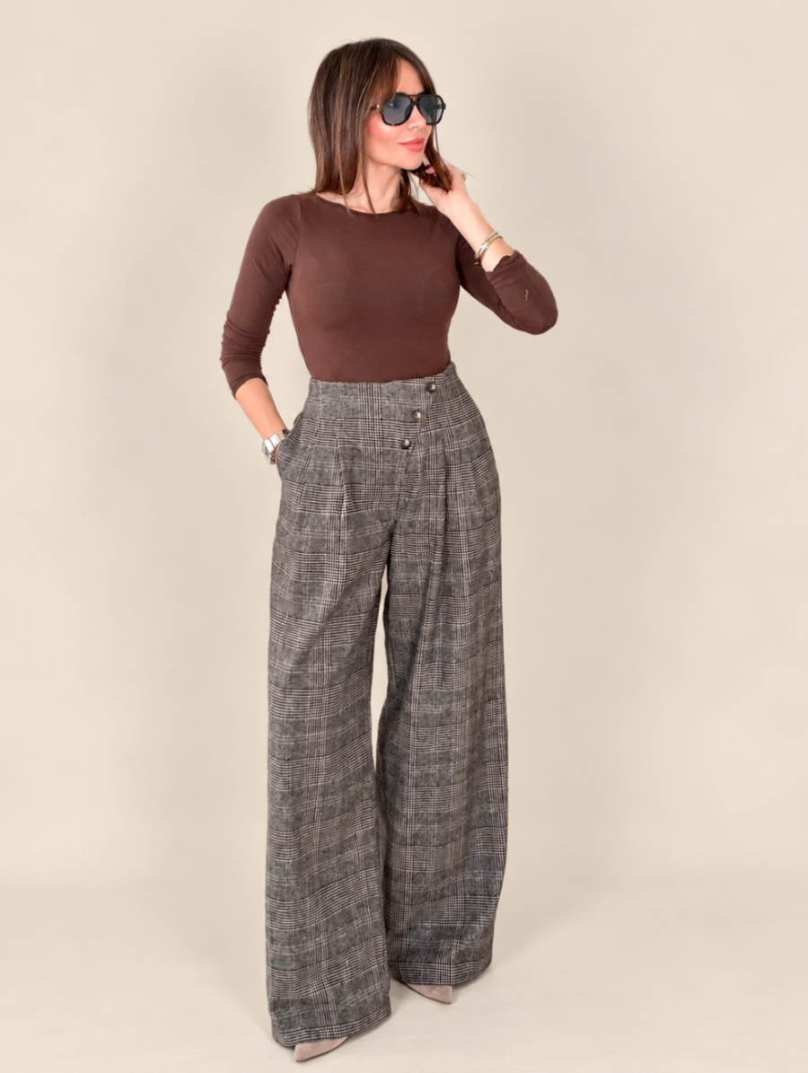 Pantalón AVEL Príncipe de Gales