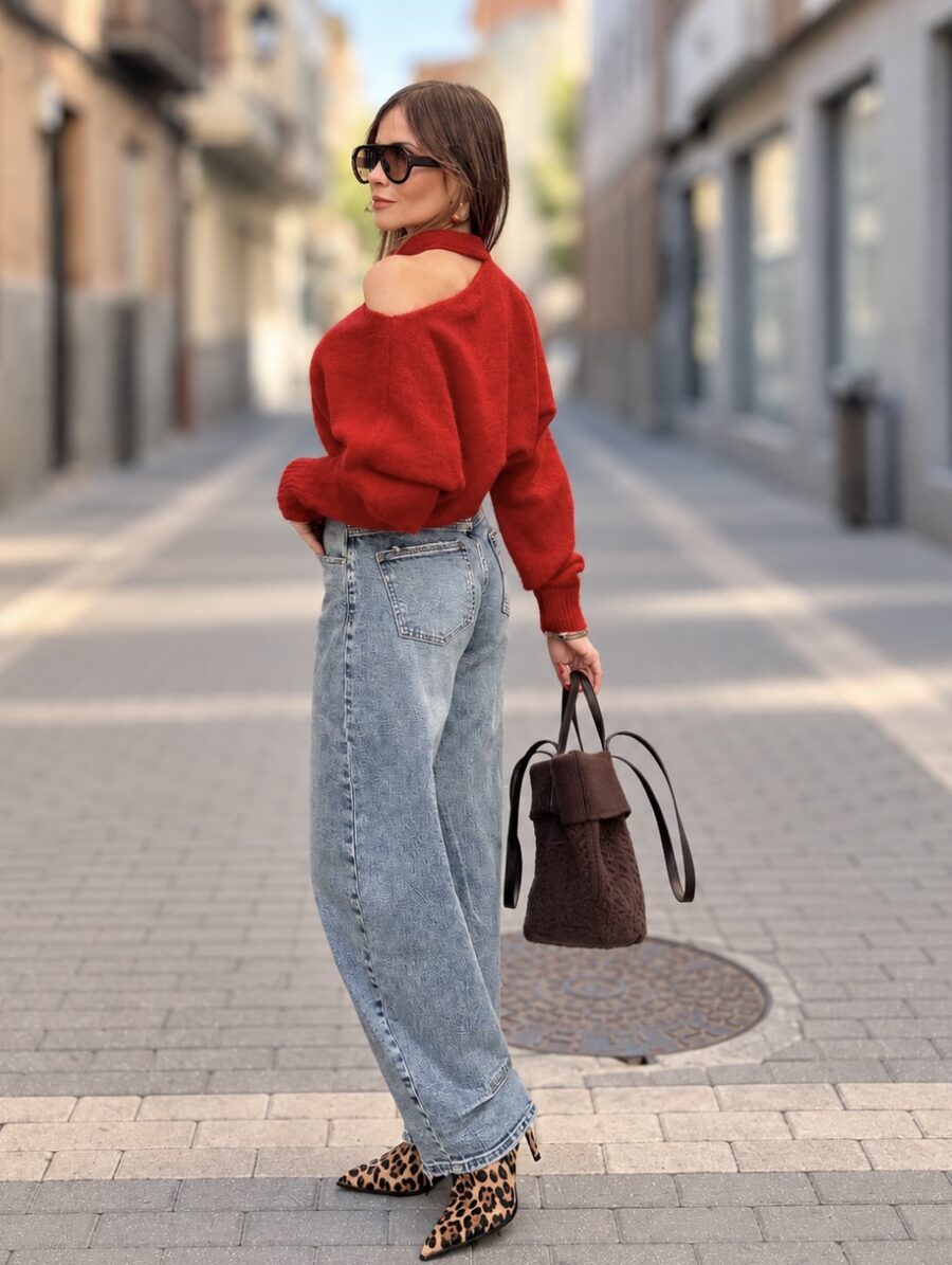 Alternative view of Jersey DESIRÉ Rojo