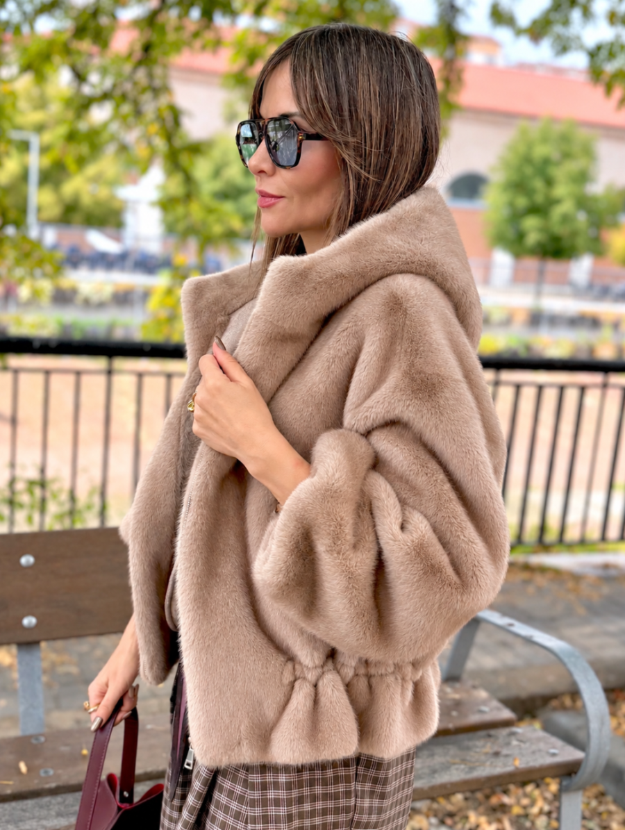 Chaquetón Pelo CAMILLE Camel