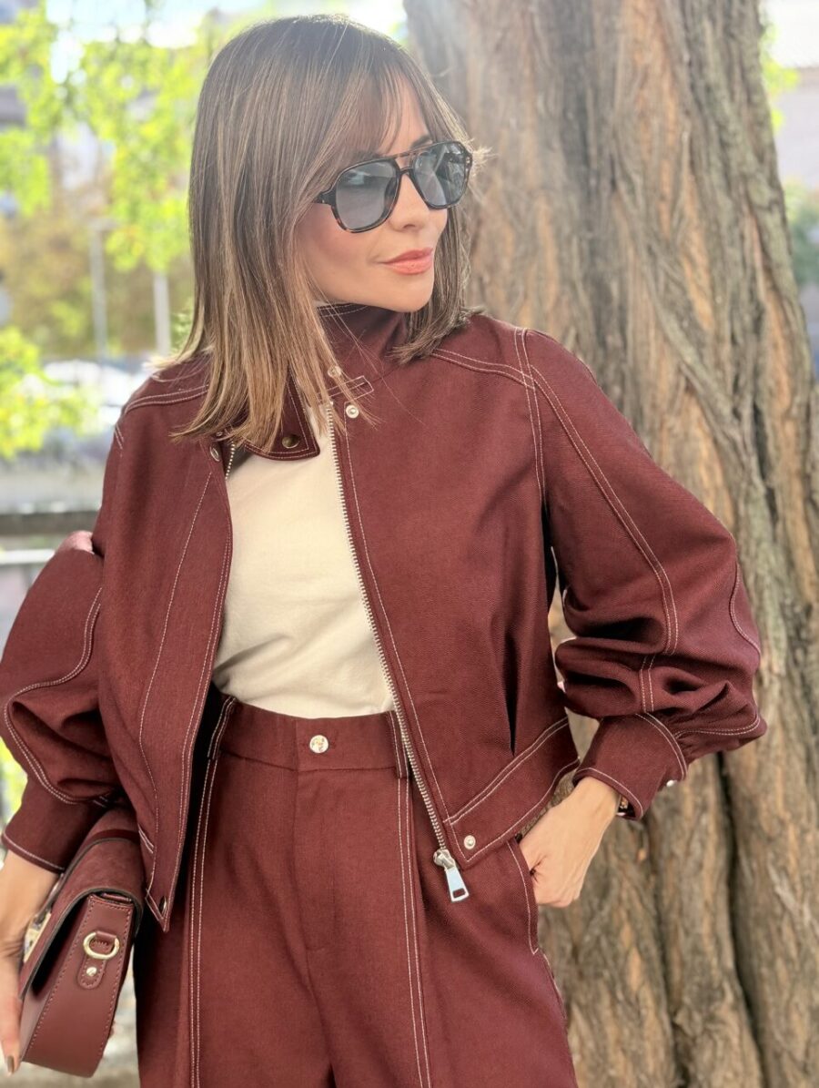 Chaqueta ZOLA Burdeos