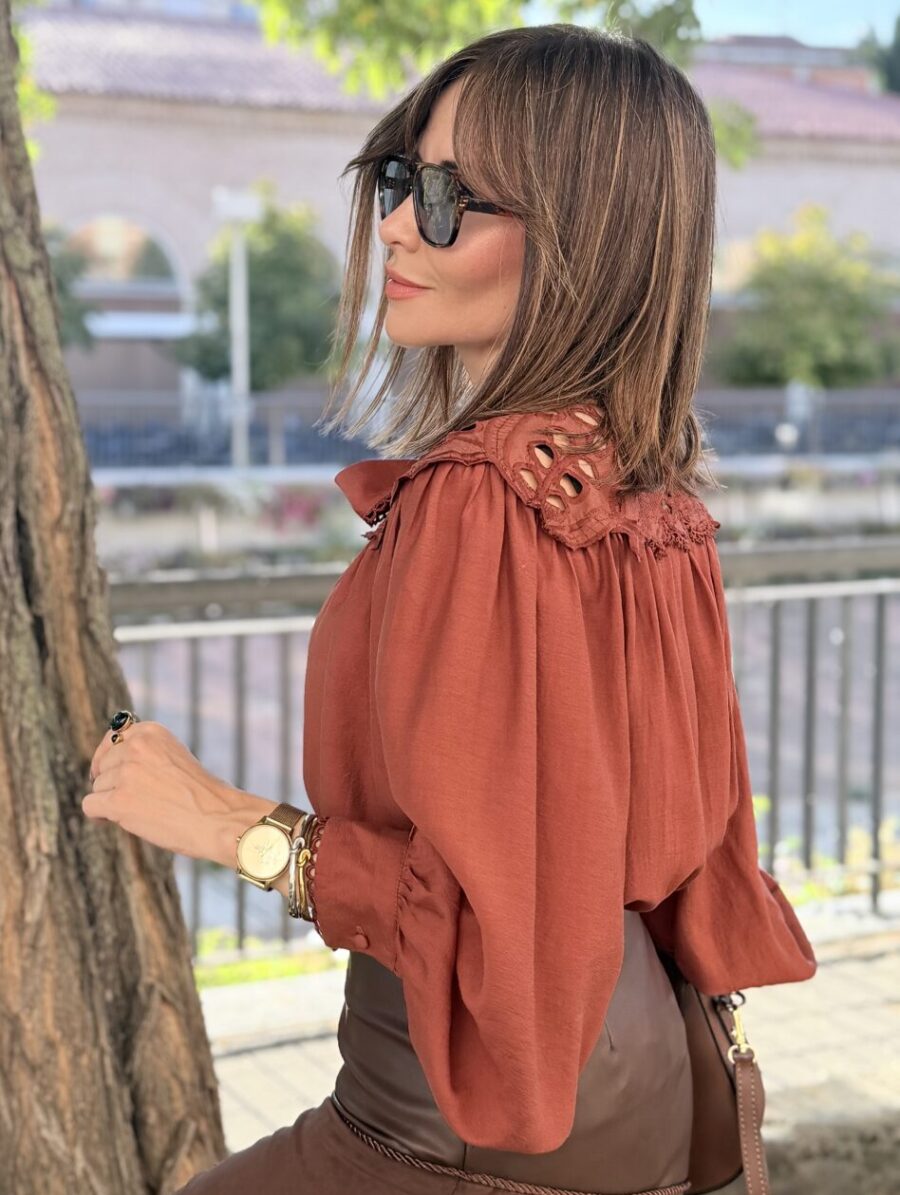 Blusa ZELIE Terracota