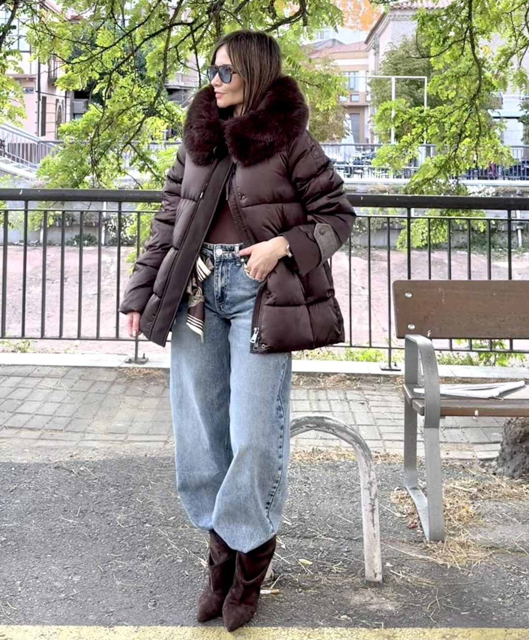 Abrigo Acolchado COPITO Gales Chocolate - Imagen 9