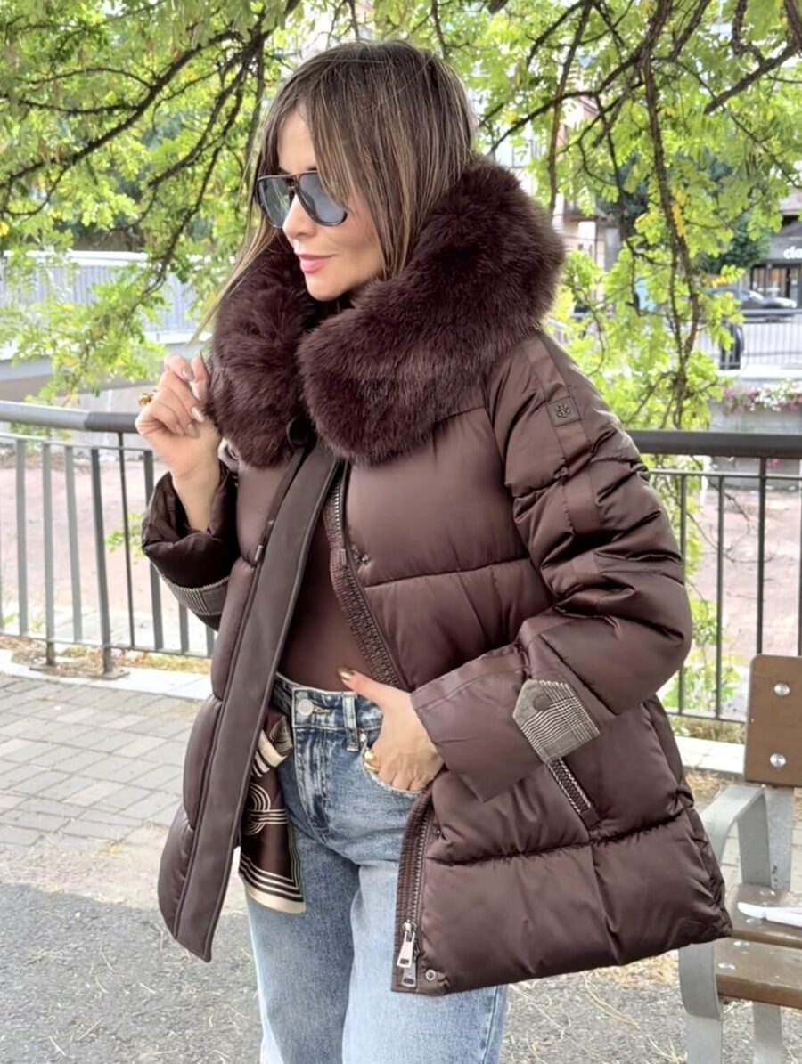 Abrigo Acolchado COPITO Gales Chocolate