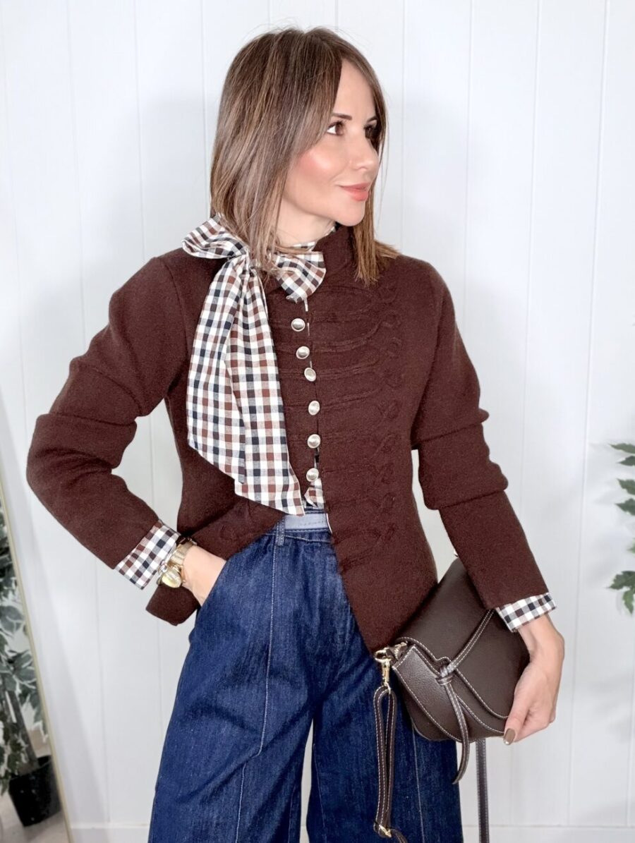 Alternative view of Chaqueta Punto MILADY Chocolate